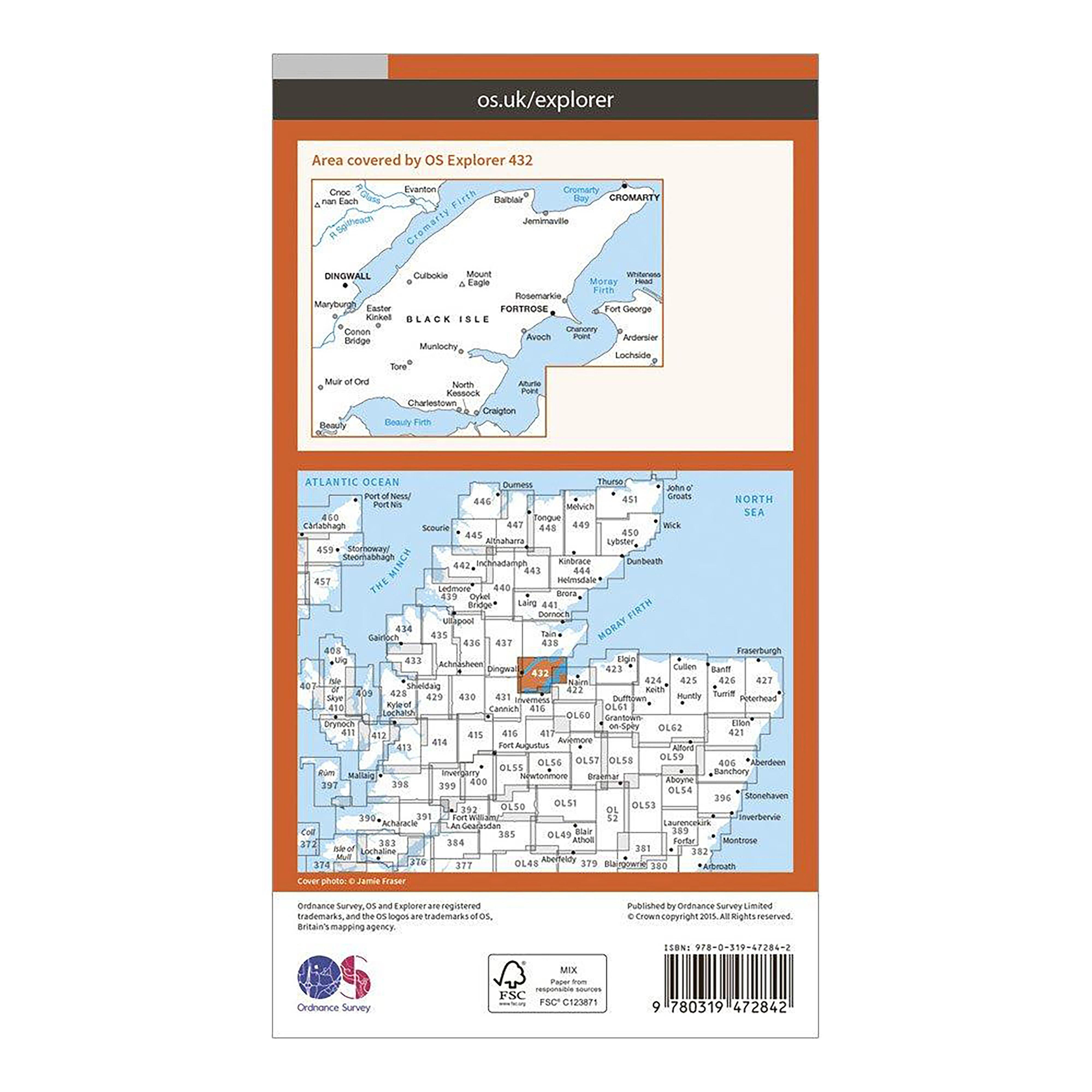 Explorer Active 432 Black Isle Map With Digital Version