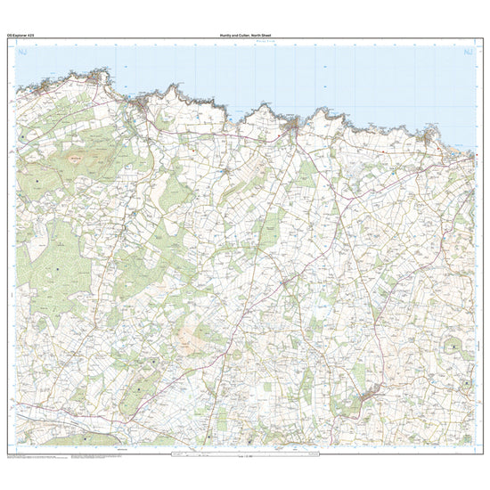 Explorer 425 Huntly & Cullen Map With Digital Version