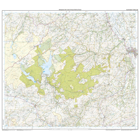 Explorer 264 Vale of Clwyd, Rhyl, Denbigh & Ruthin Map With Digital Version