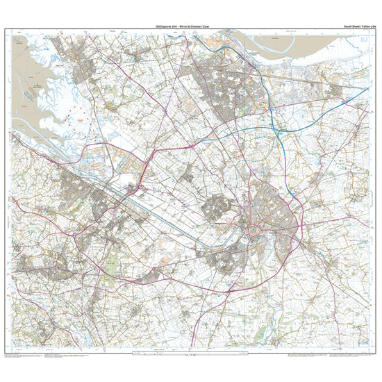 Explorer 266 Wirral & Chester Map With Digital Version