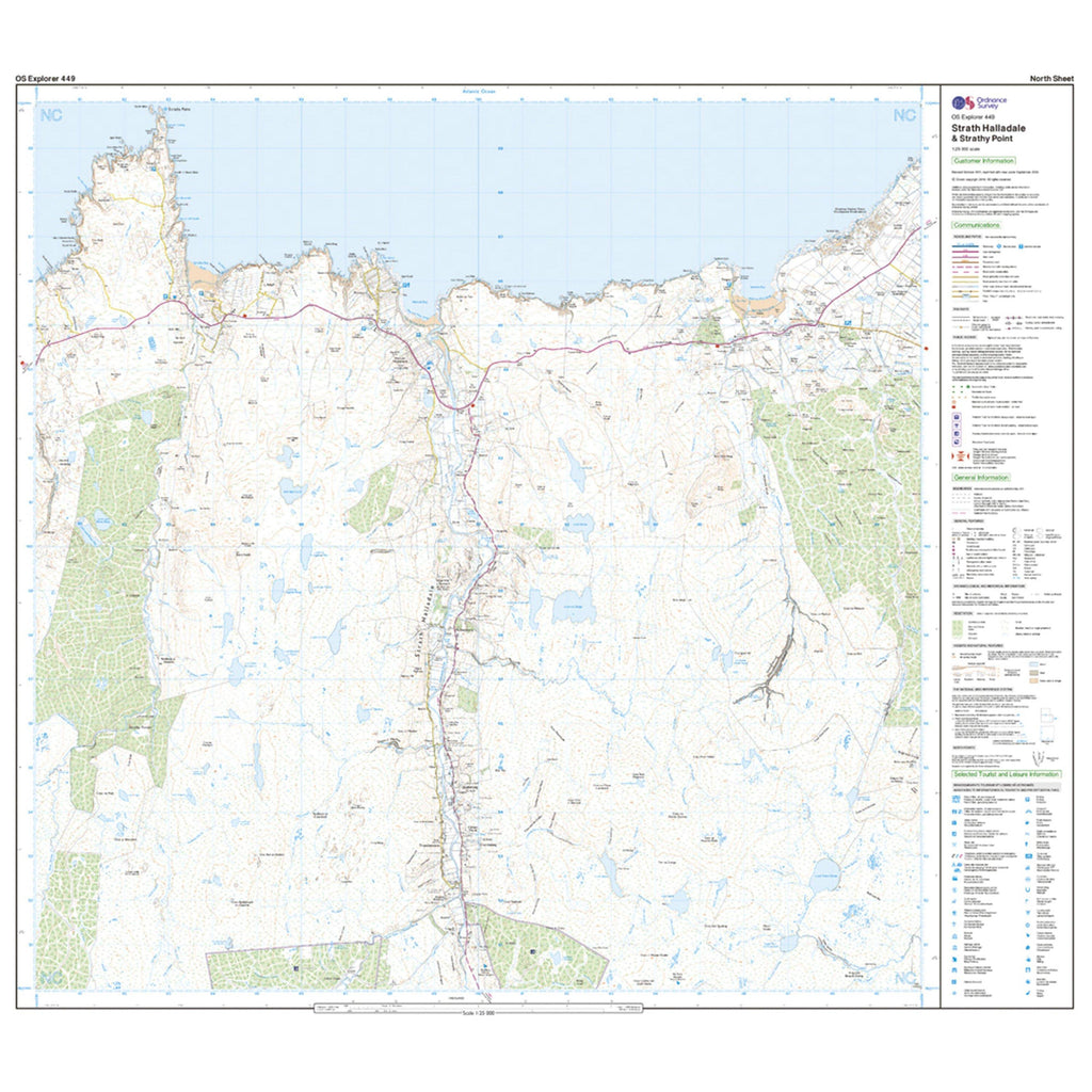 Strathy Point Adders Ordnance Survey Explorer Active 449 Strath Halladale & Strathy Point ...
