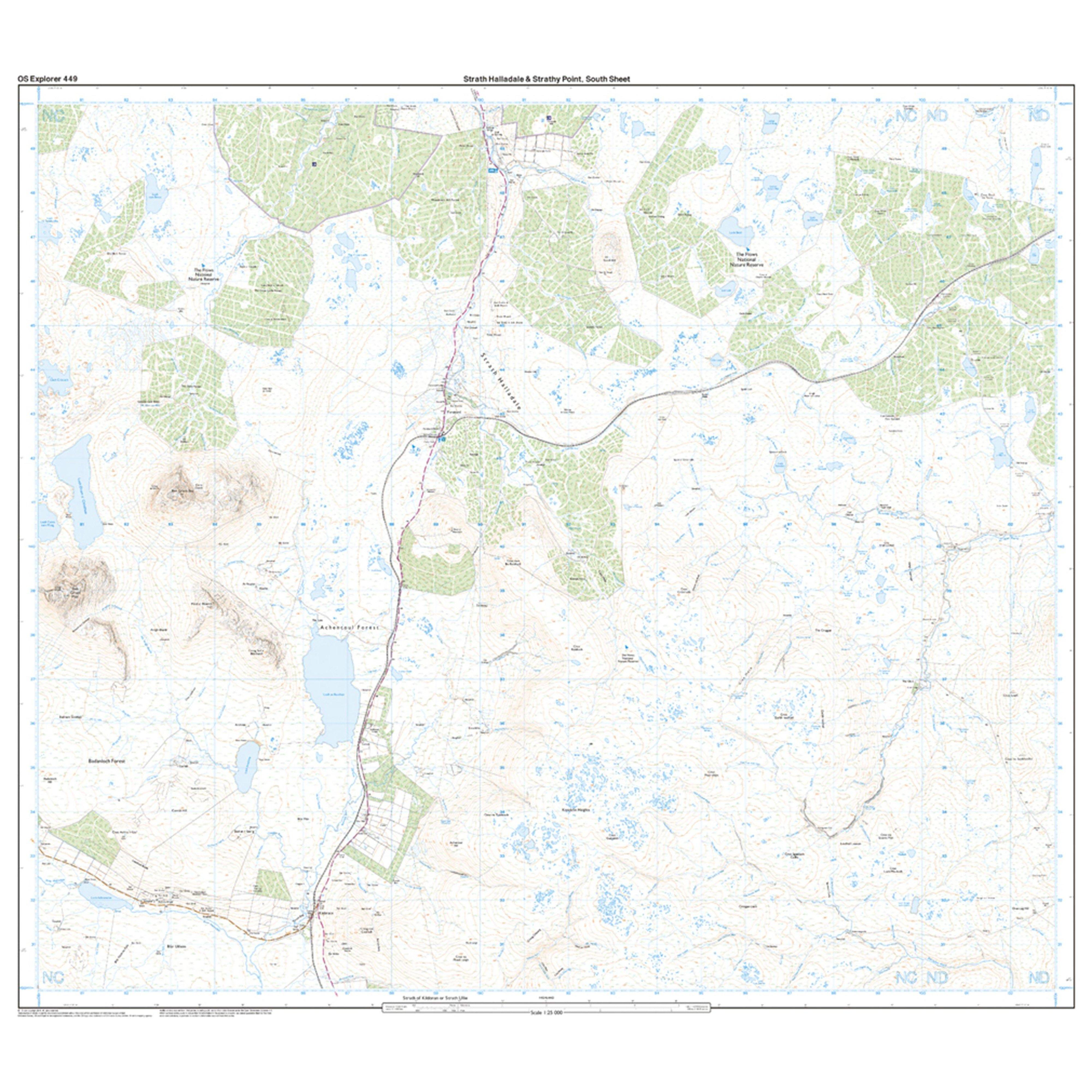 Explorer Active 449 Strath Halladale & Strathy Point Map With Digital Version