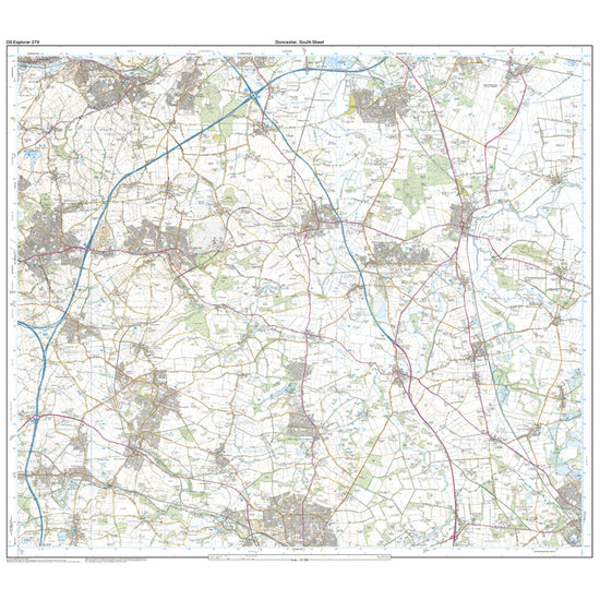 Explorer 279 Doncaster Map With Digital Version