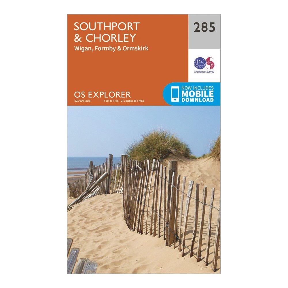 Explorer 285 Southport & Chorley Map With Digital Version