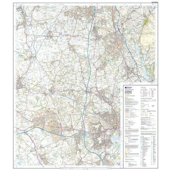Explorer 285 Southport & Chorley Map With Digital Version