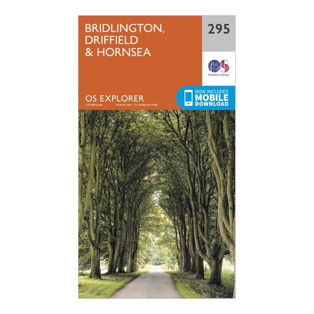Explorer 295 Bridlington, Driffield & Hornsea Map With Digital Version