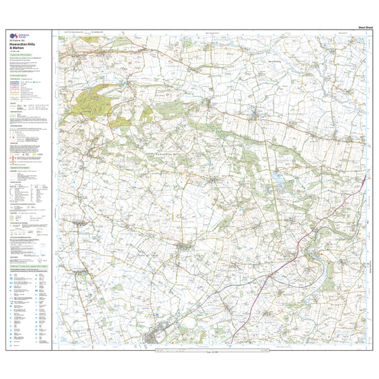 Explorer 300 Howardian Hills & Malton Map With Digital Version