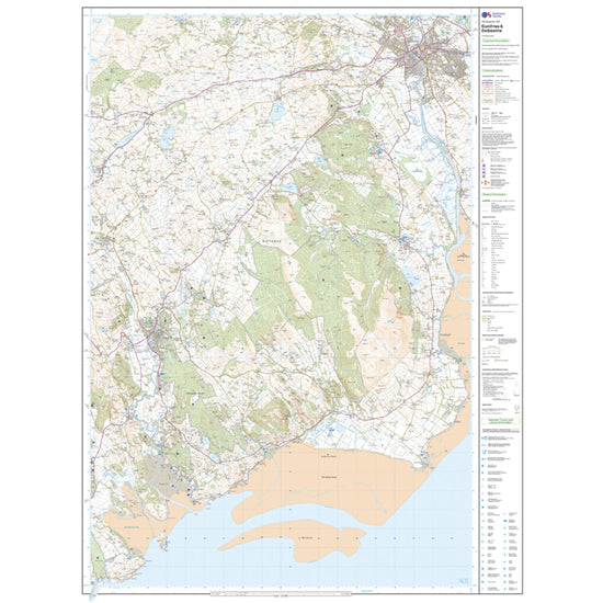 Explorer 313 Dumfries & Dalbeattie Map With Digital Version