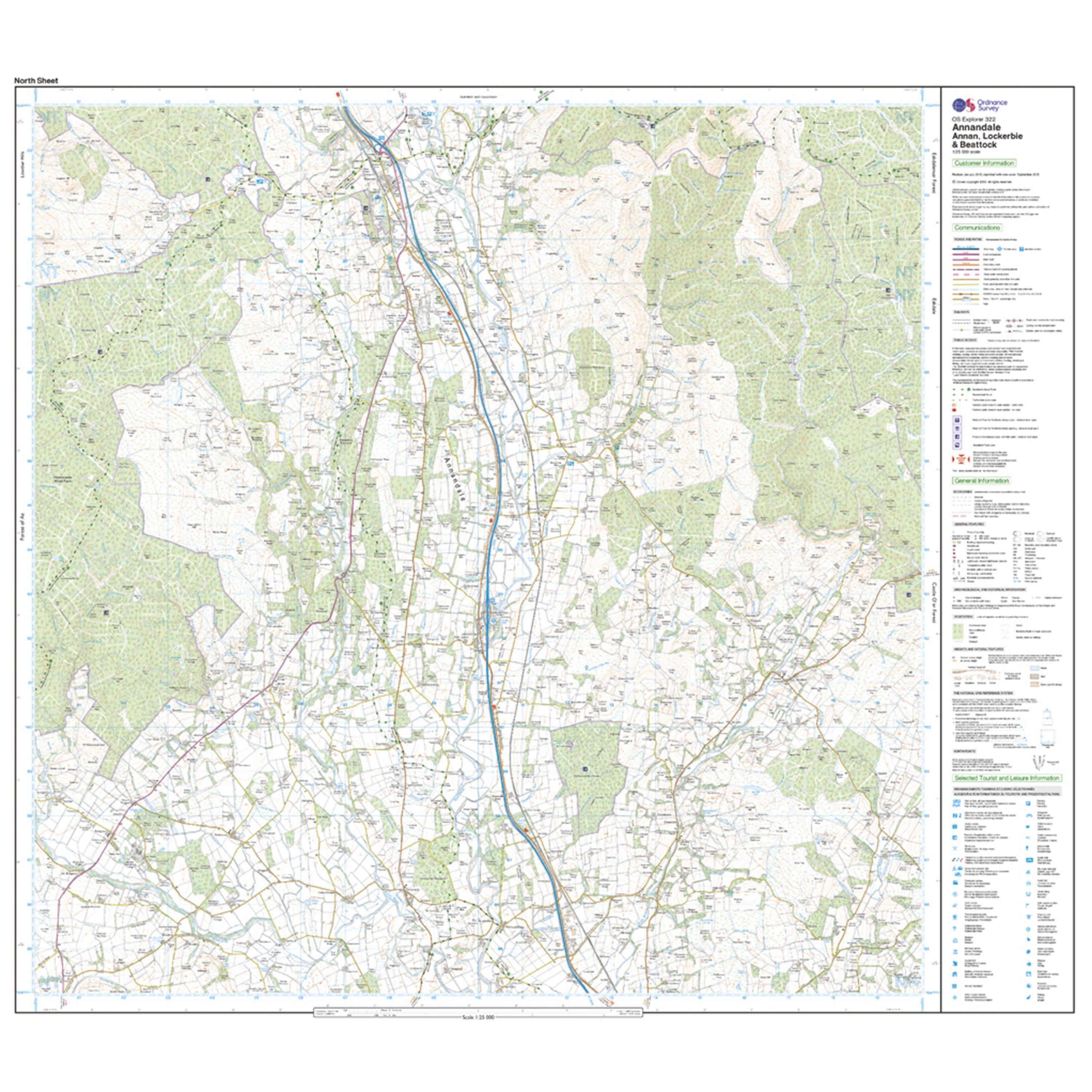 Explorer 322 Annandale Map With Digital Version
