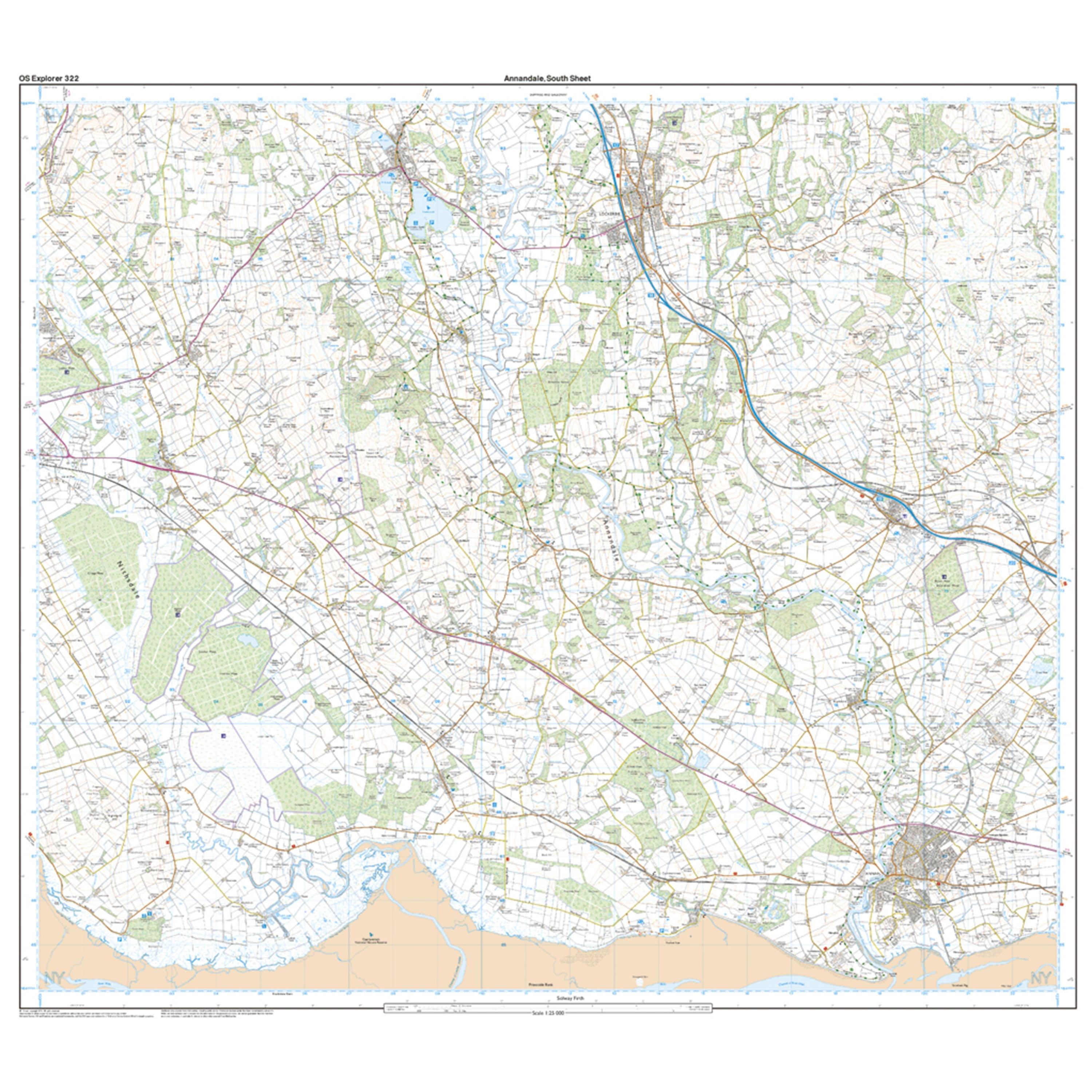 Explorer 322 Annandale Map With Digital Version