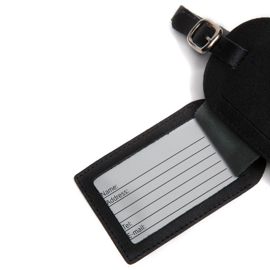Leather Luggage Labels Twin Pack