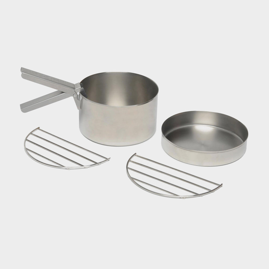 Stainless Steel Cook Set for Base Camp or Scout Kettles