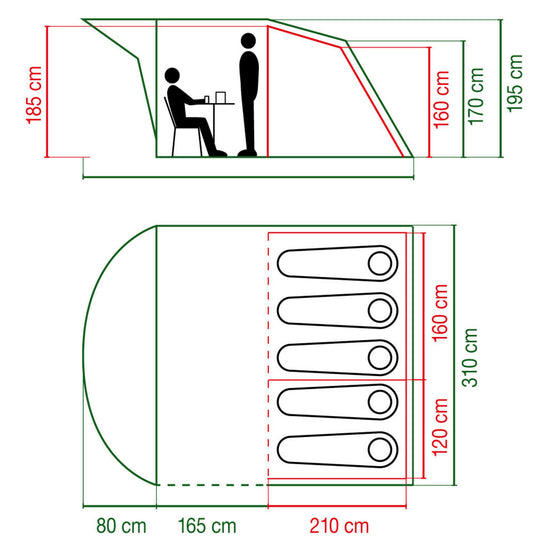 Rocky Mountain 5 Plus Tent