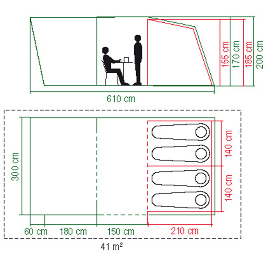 FastPitch™ Air Valdes 4 Tent