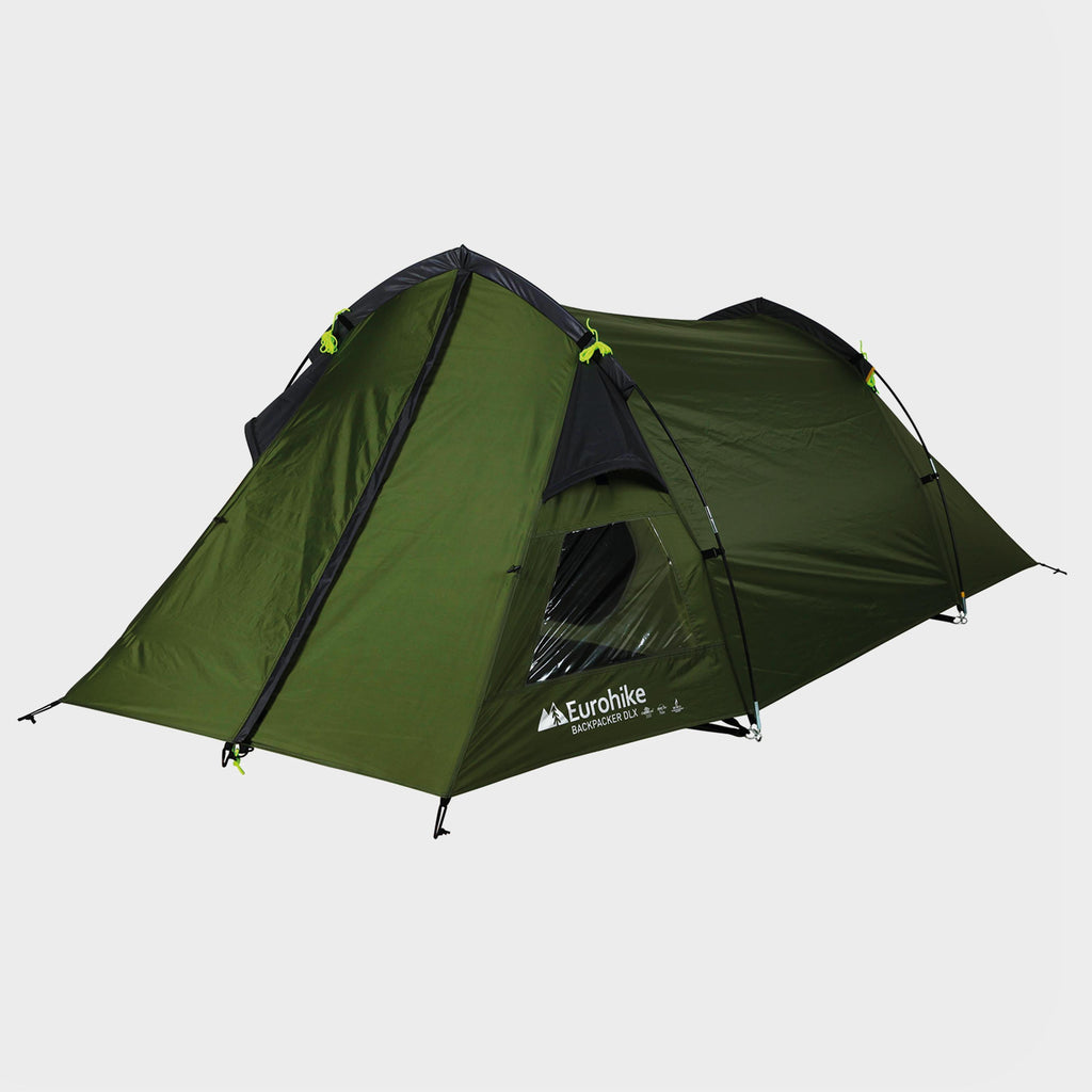 2 man tent uk Green Eurohike Backpacker DLX 2 Man Tent – Blacks