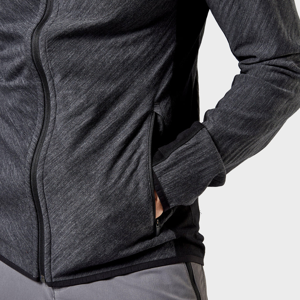 Men's Descender Long Sleeve Zip Fleece