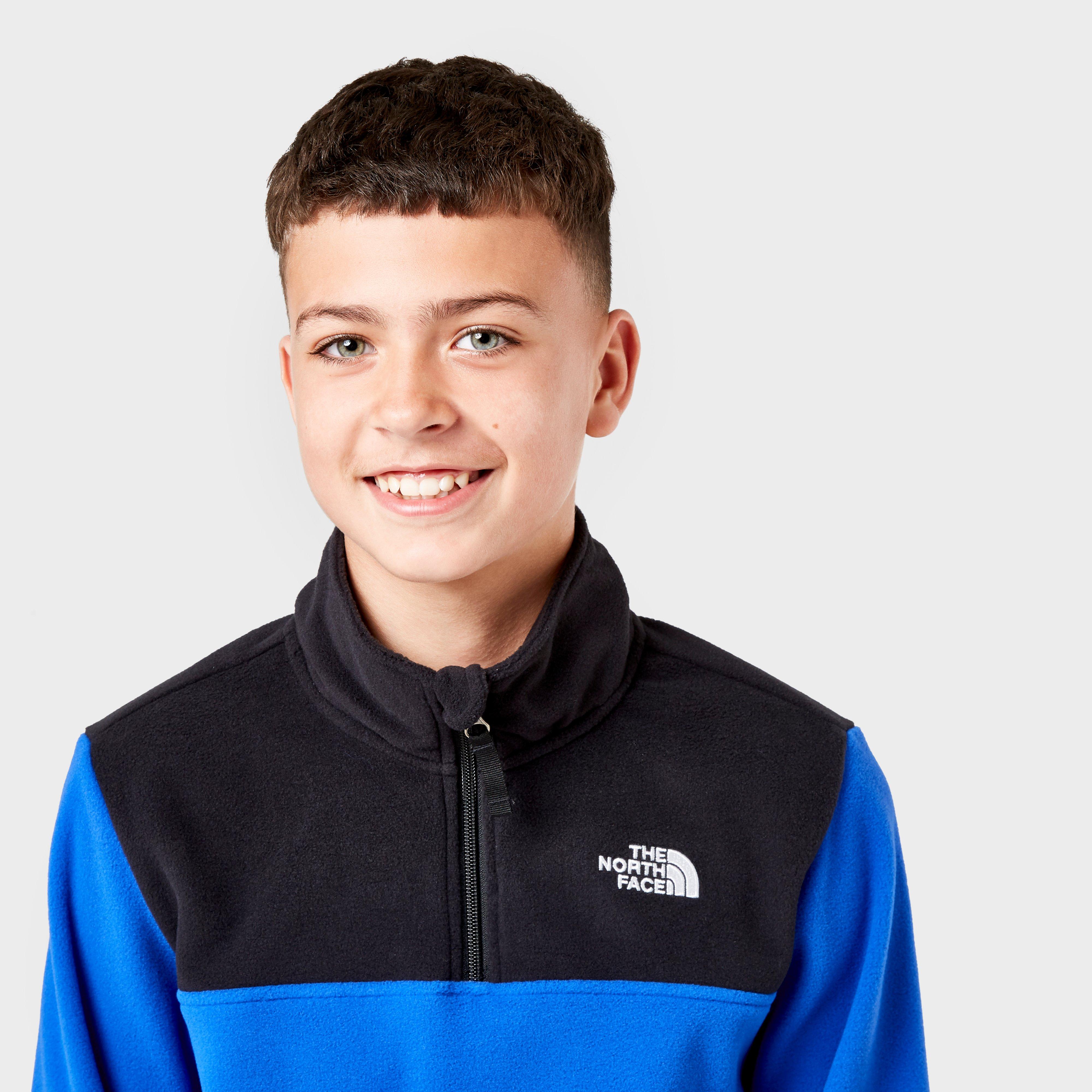 Kids’ Glacier ¼ Zip Block Fleece