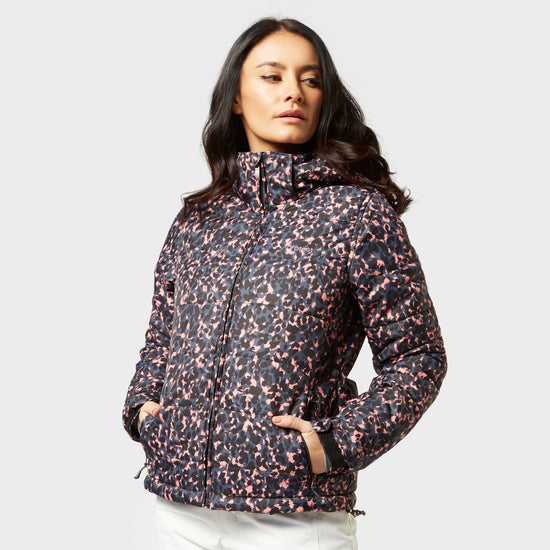 Women's Dante Leopard Print Ski Jacket