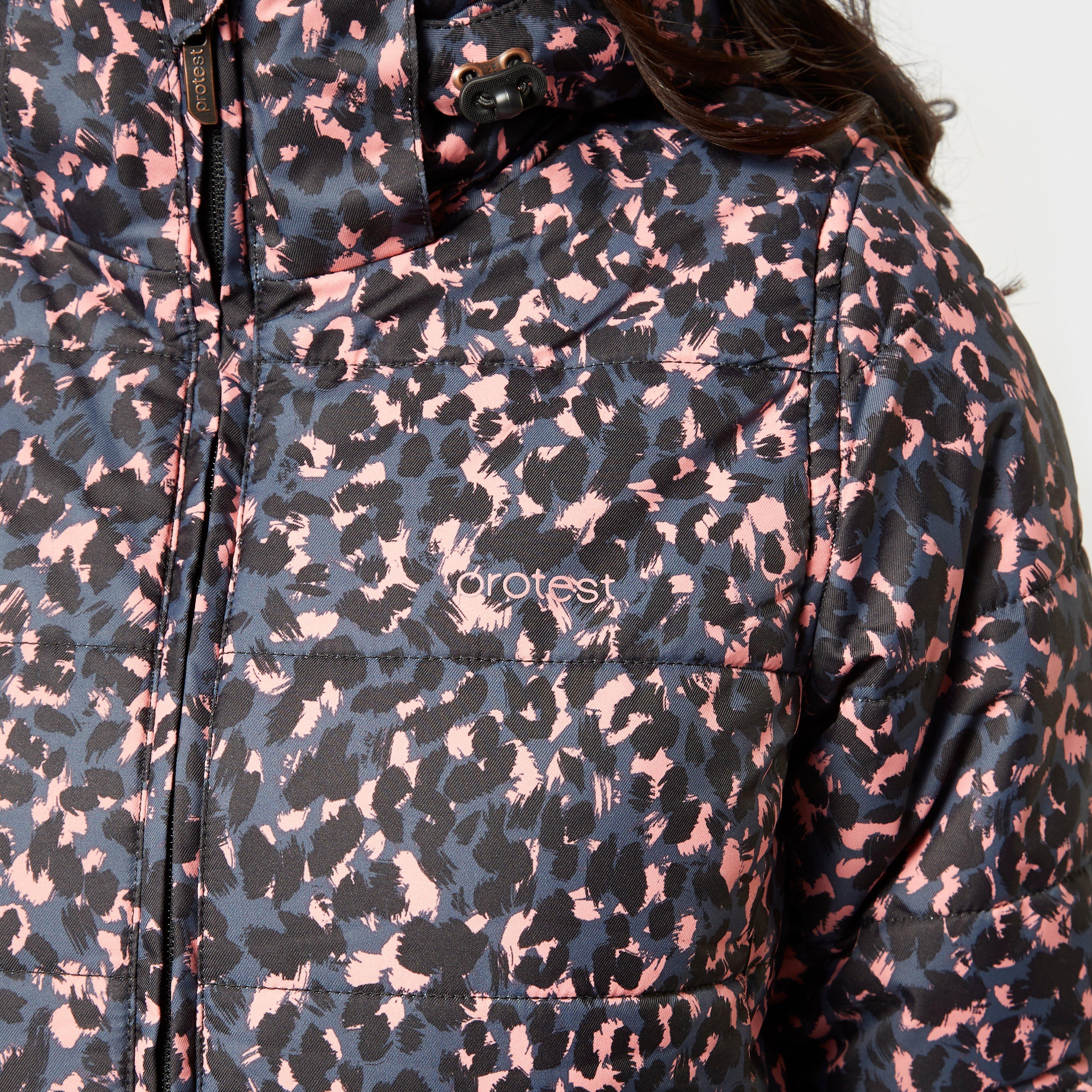 Women's Dante Leopard Print Ski Jacket