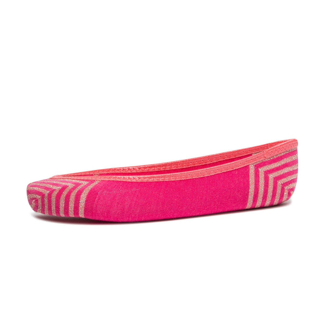 Women's Metallic Striped Sleuth No Show Socks