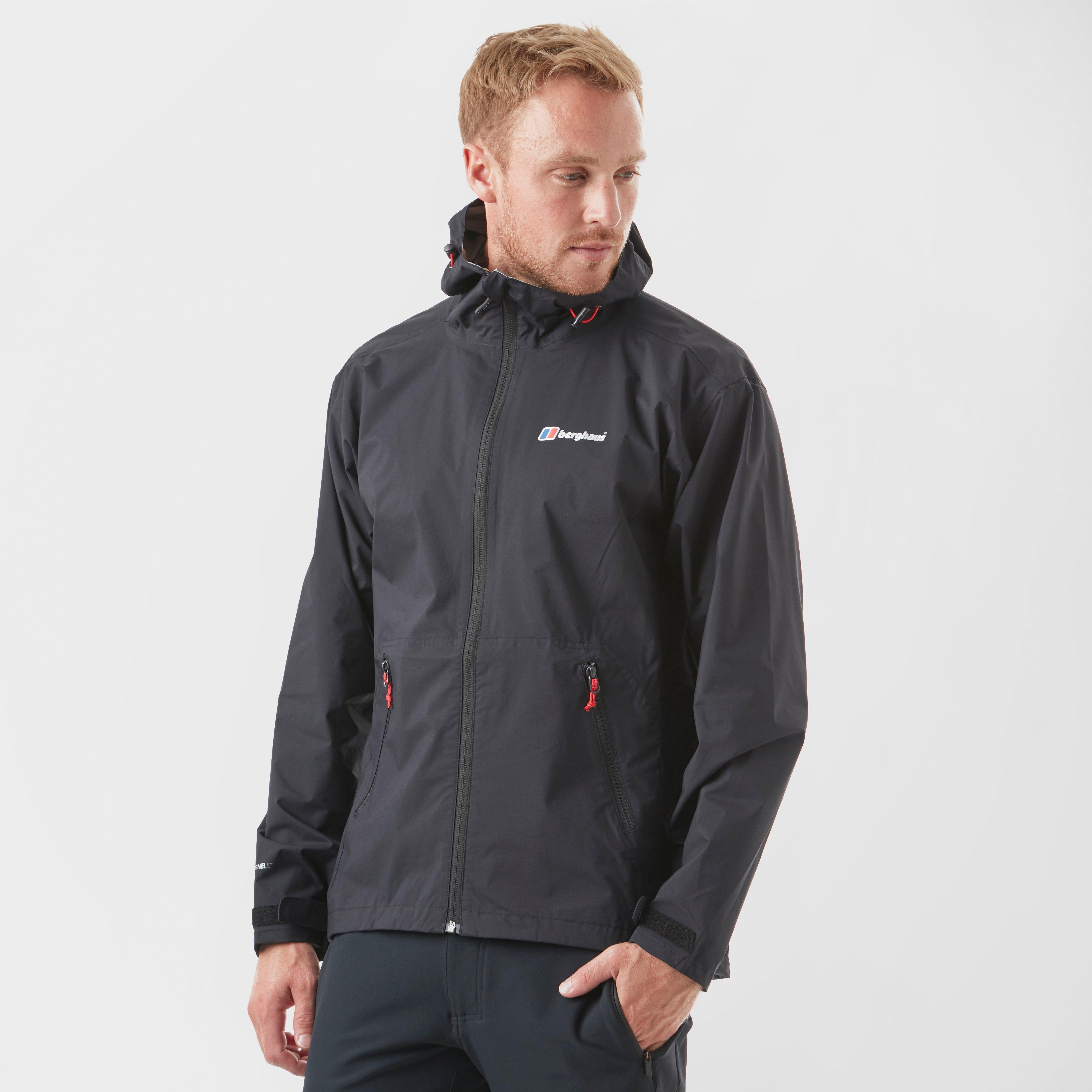 Black Berghaus Men's Stormcloud Waterproof Jacket – Blacks
