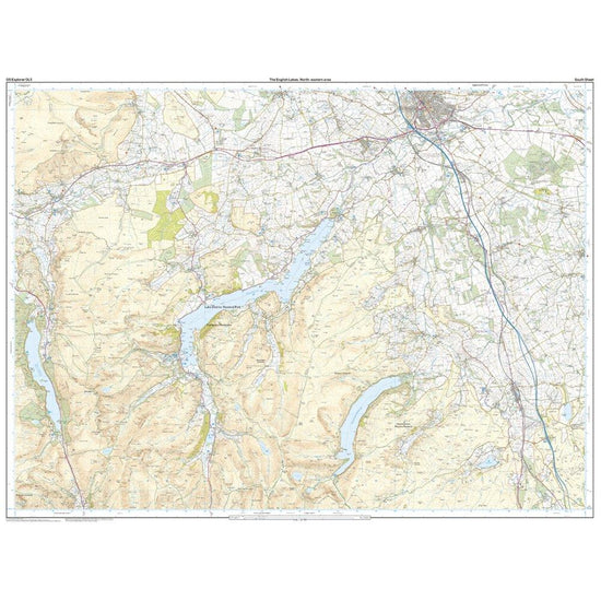Explorer OL5 The English Lakes – North Eastern area Map With Digital Version