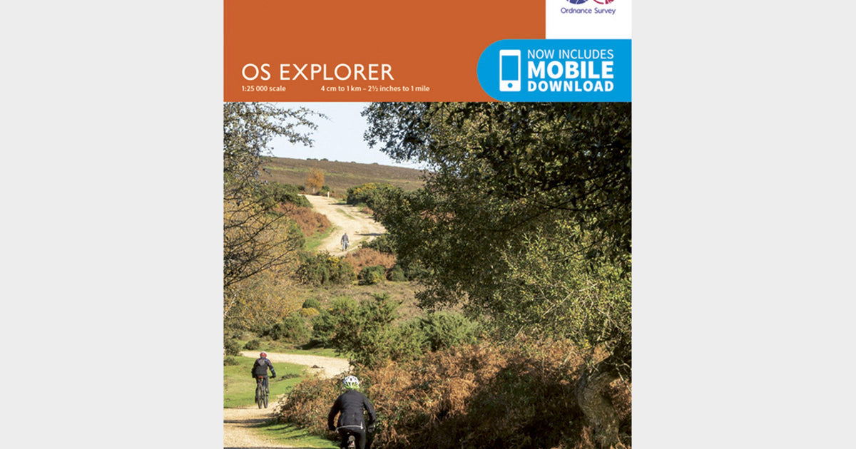 Ordnance Survey Explorer OL22 New Forest Map With Digital Version – Blacks