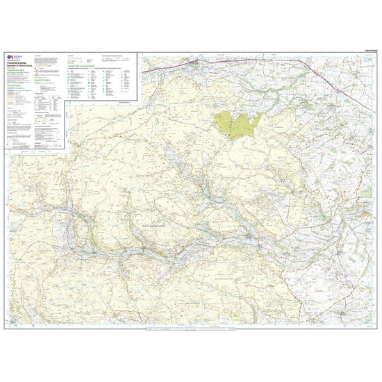 OL 30 Explorer Yorkshire Dales - Northern & Central Area Active Map