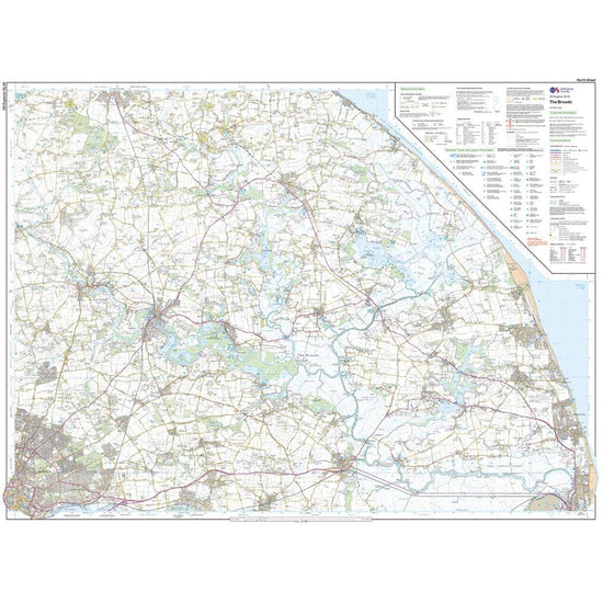 OL 40 Explorer The Broads Active Map