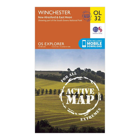 Explorer Active OL32 Winchester, New Alresford & East Meon Map