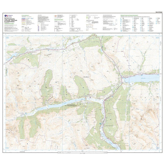 Explorer Active OL46 The Trossachs Map With Digital Version