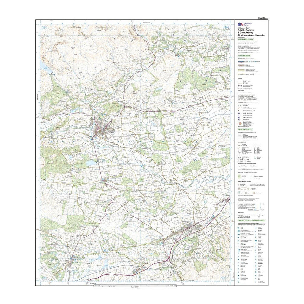 Active Explorer OL 47 Crieff, Comrie & Glen Artney Map