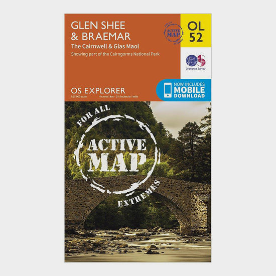 Explorer OL 52 Active D Glen Shee & Braemar Map