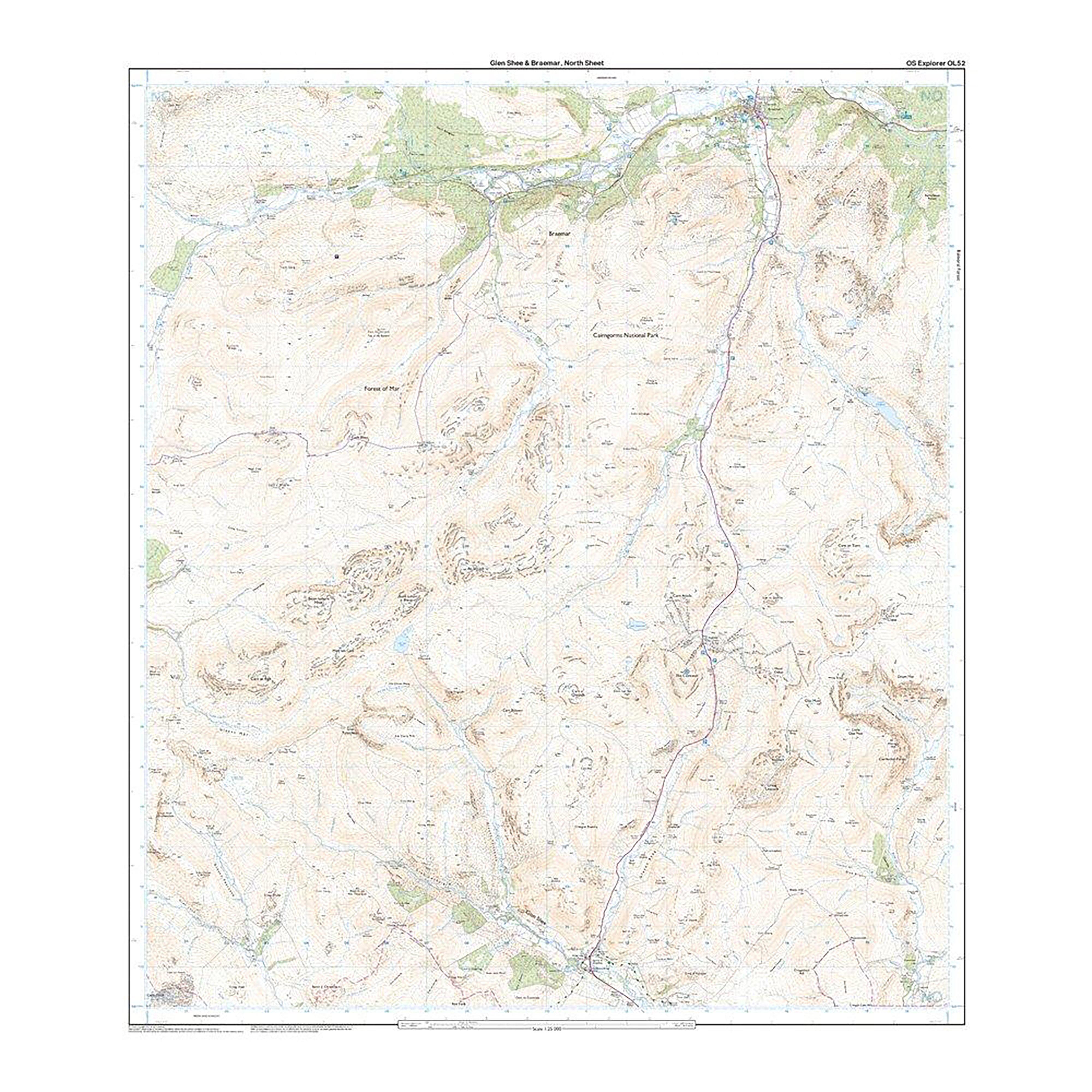 Explorer OL 52 Active D Glen Shee & Braemar Map