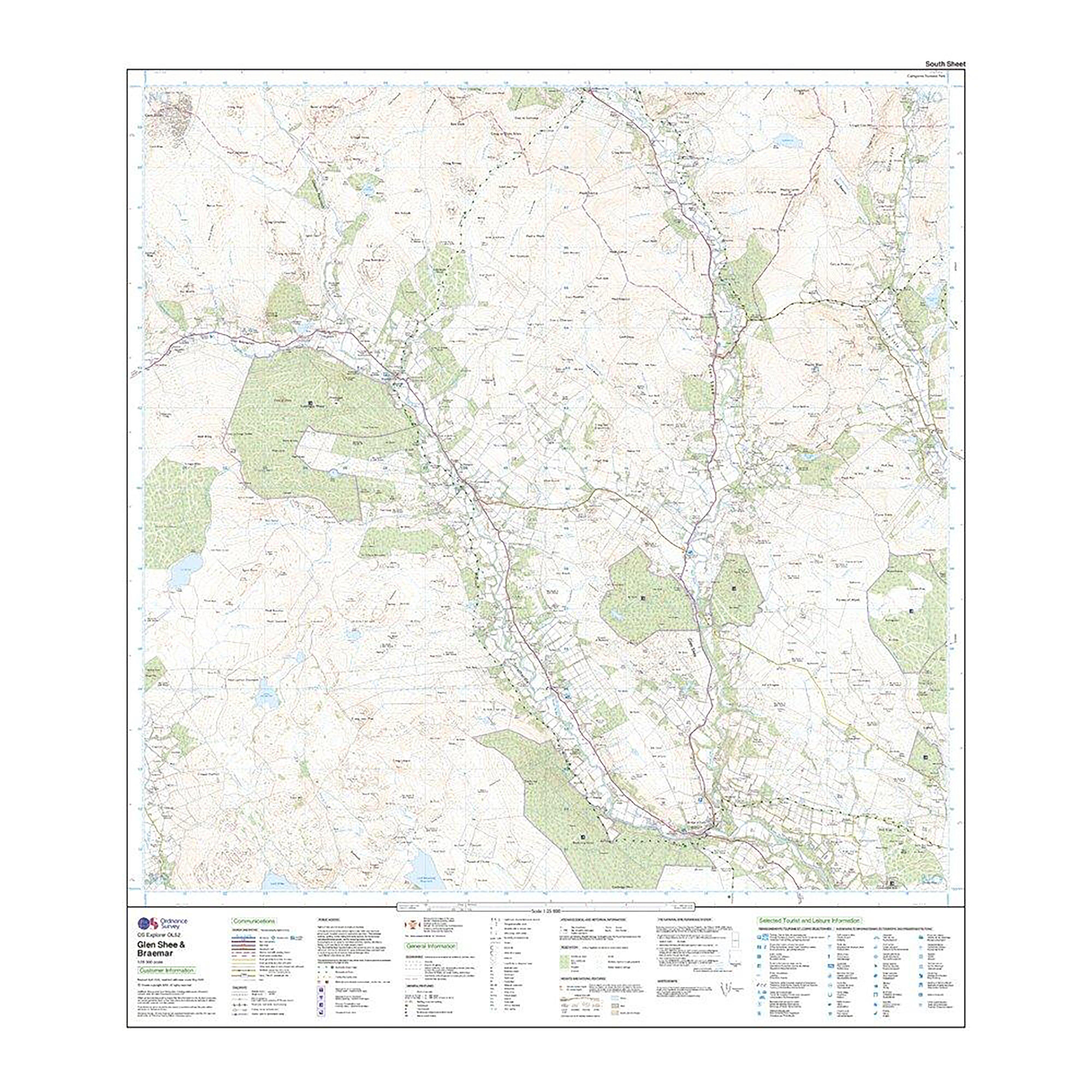 Explorer OL 52 Active D Glen Shee & Braemar Map