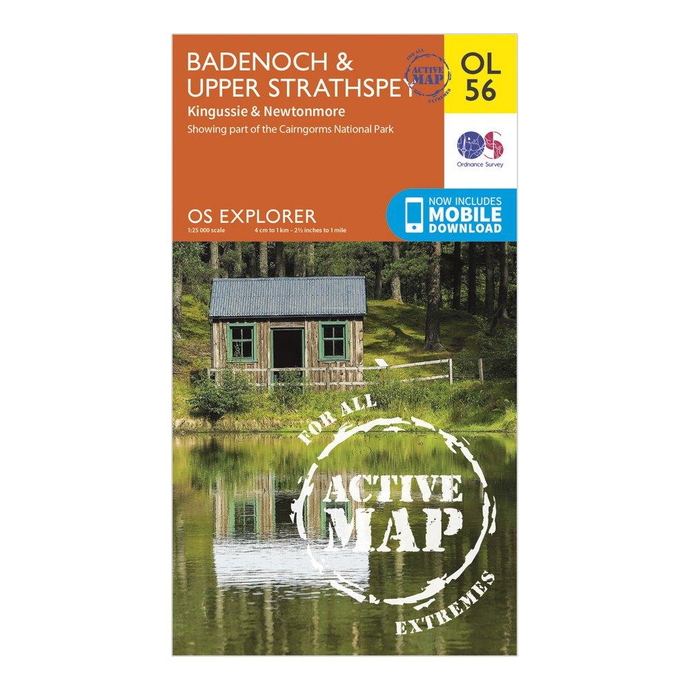 Explorer OL 56 Active D Badenoch & Upper Strathspey Map