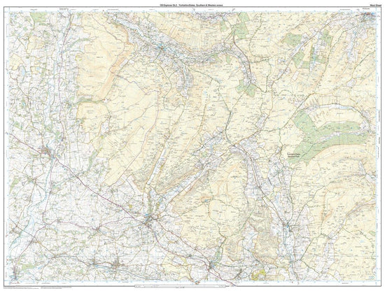 Explorer OL2 Yorkshire Dales - Southern & Western Areas Map With Digital Version