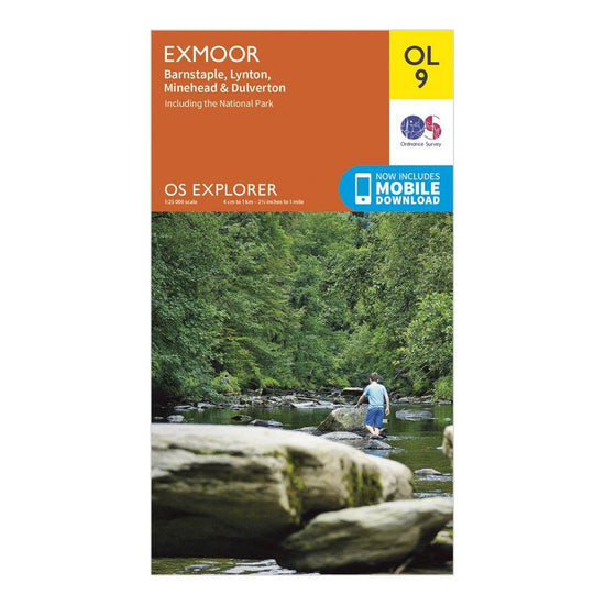 Explorer OL 9 Exmoor Map