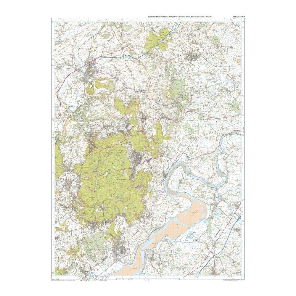 Explorer OL 14 Wye Valley & Forest of Dean Map