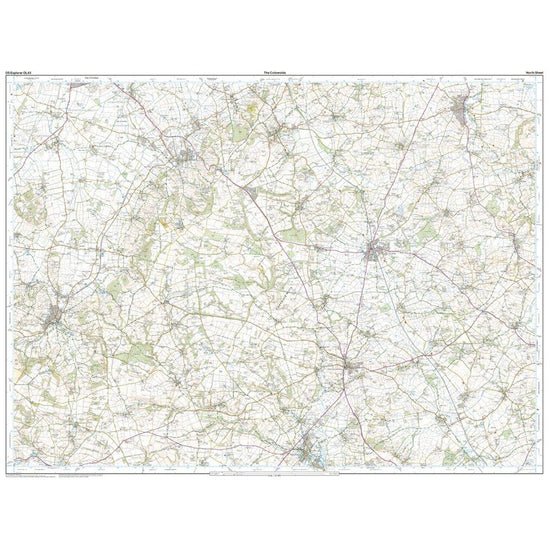 Explorer OL45 The Cotswold Map With Digital Version