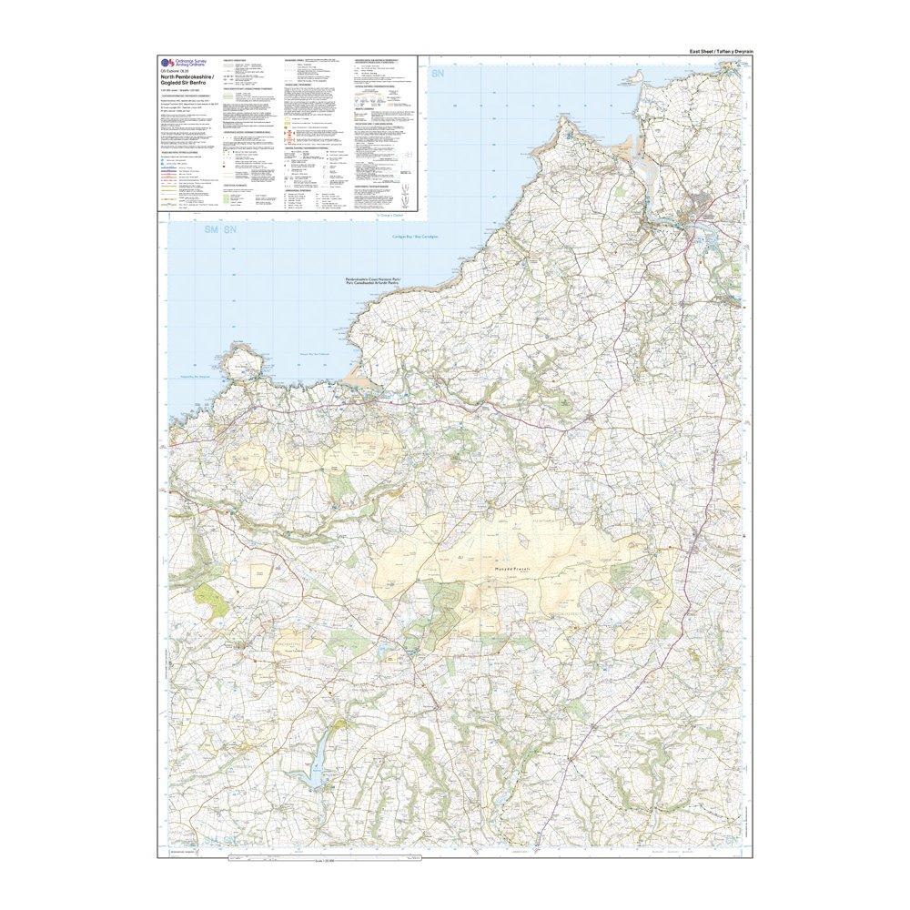 Explorer OL 35 North Pembrokeshire Map