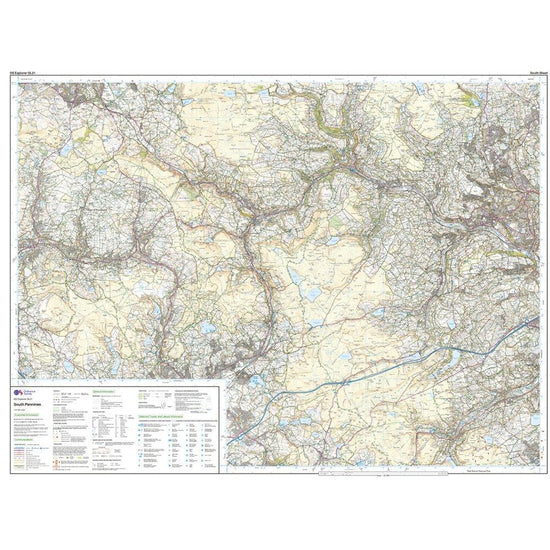 Explorer OL 21 South Pennines Map