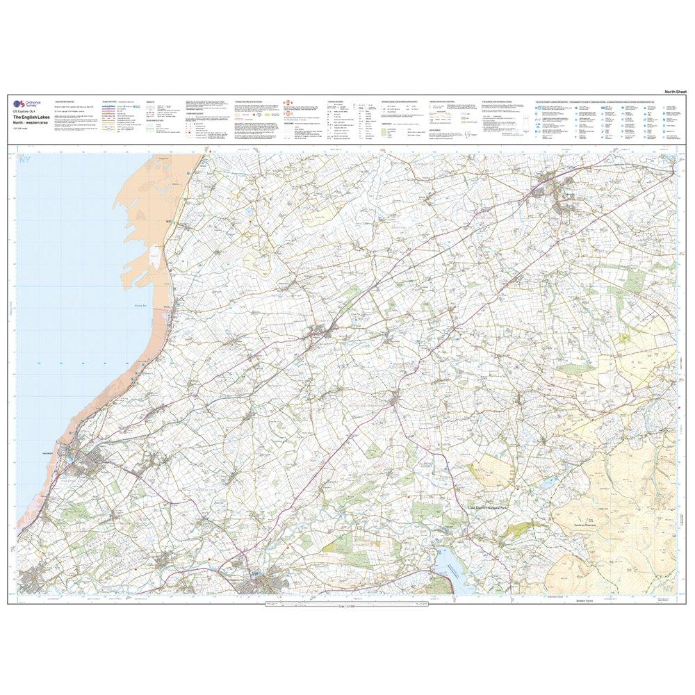 Explorer Active OL 4 The Lake District (North-Western area) Map