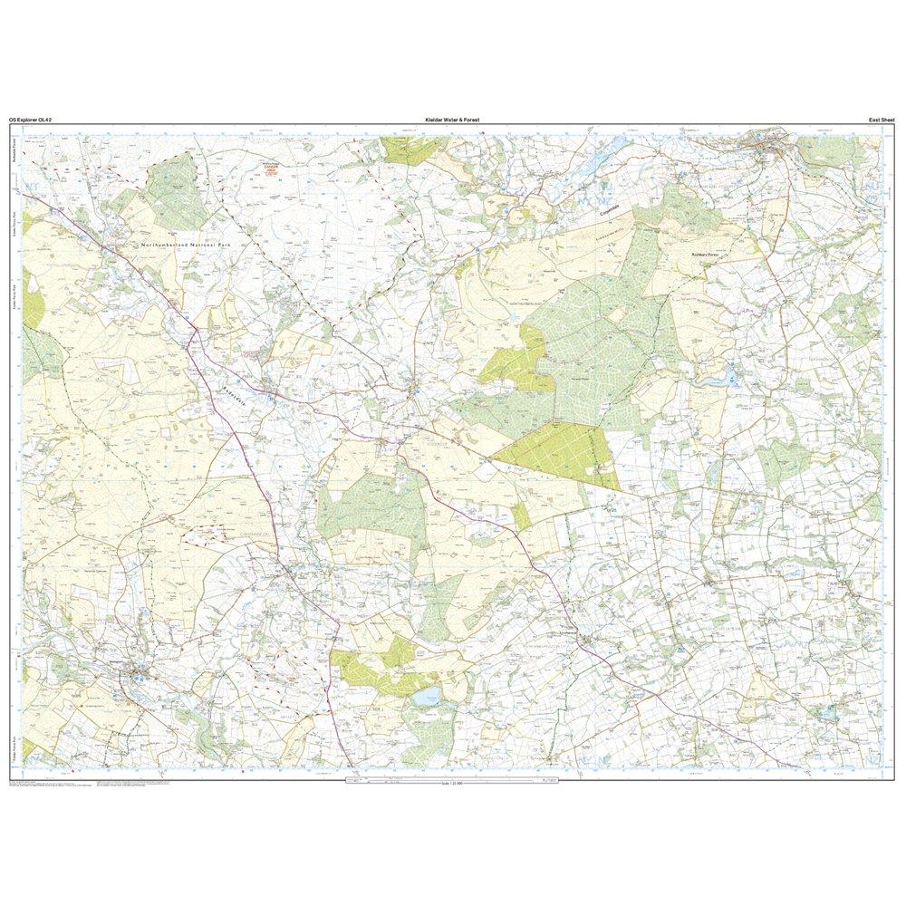 Explorer OL 42 Kielder Water & Forest Map