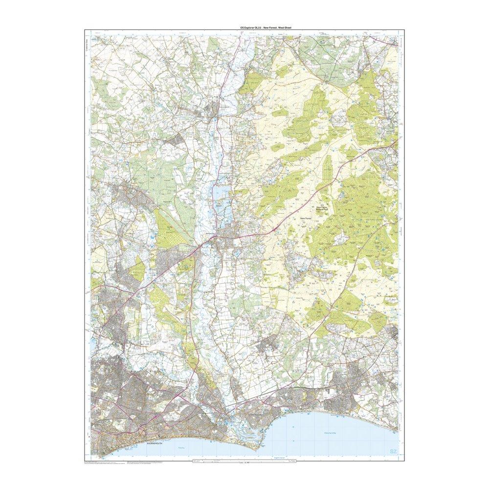 Explorer Active OL 22 New Forest Map
