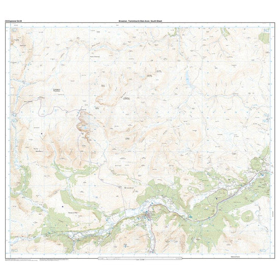 Explorer OL 58 Braemar, Tomintoul & Glen Avon Map