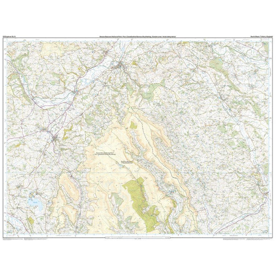 Explorer Active Brecon Beacons National Park - Eastern Area Map With Digital Version