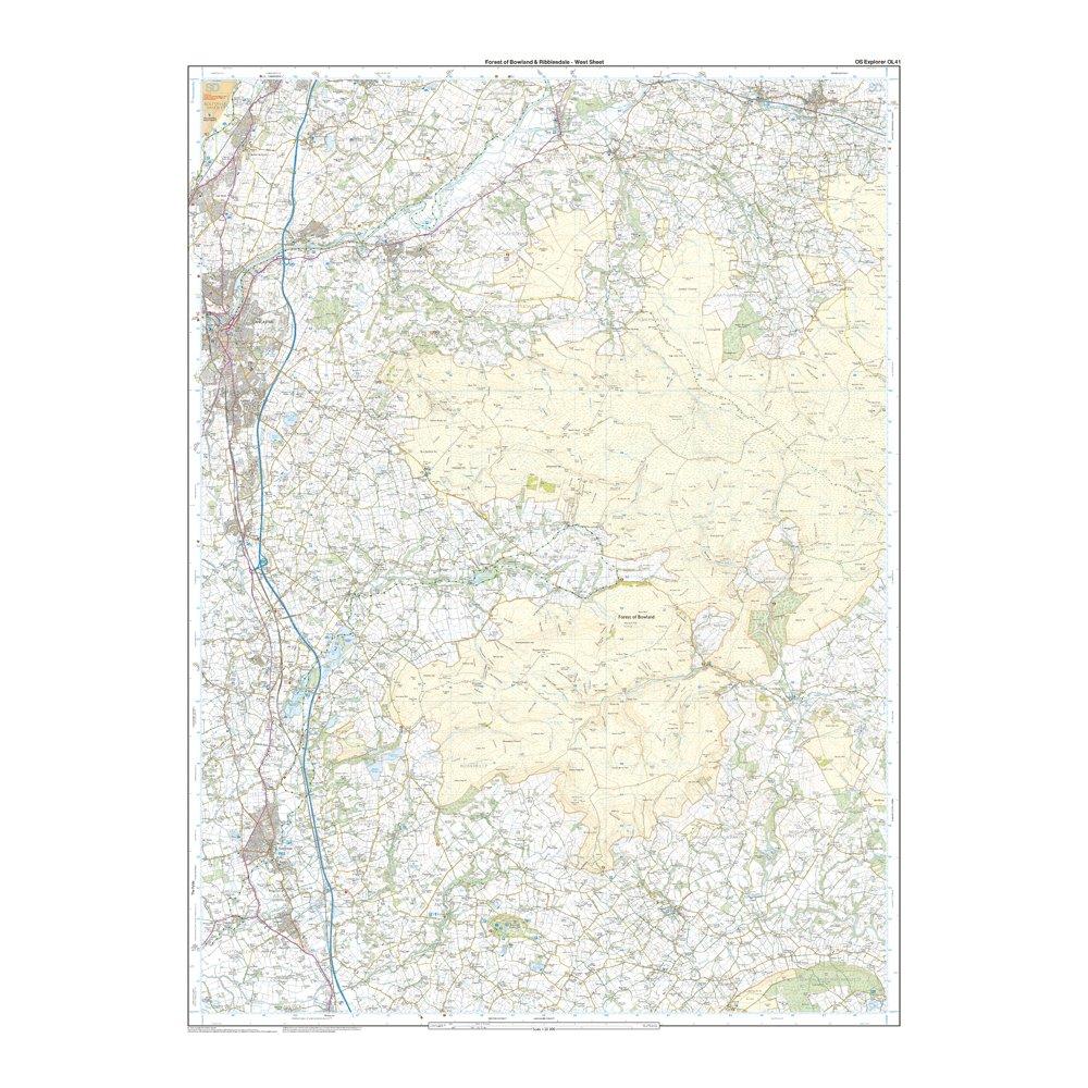 Explorer OL 41 Active D Forest of Bowland Map