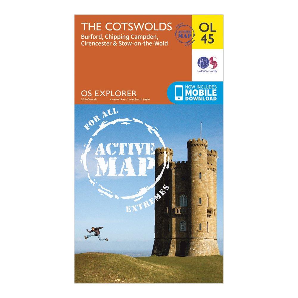 Explorer OL 45 Active D The Cotswolds Map