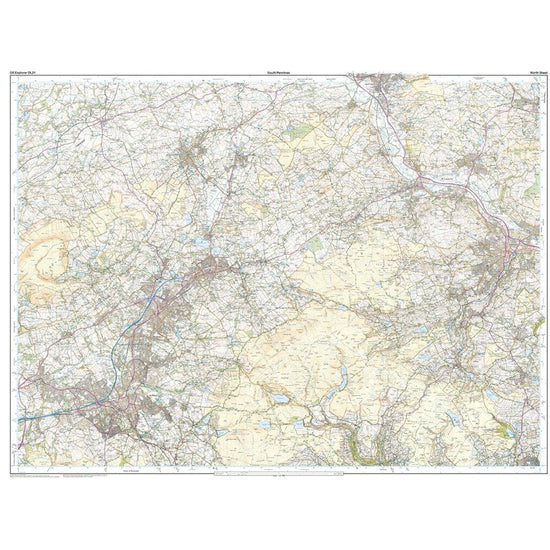 Explorer Active OL21 South Pennines Map With Digital Version